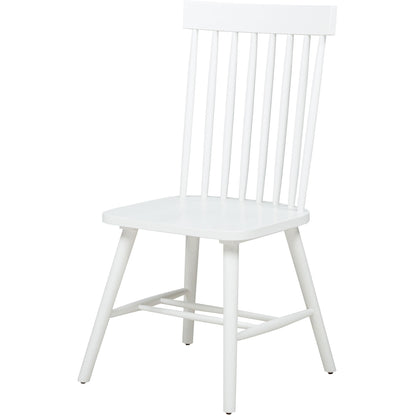  Coaster Furniture Andrews 122502WHT Set of 2 Windsor Spindle Back Dining Side Chair - White IMAGE 5