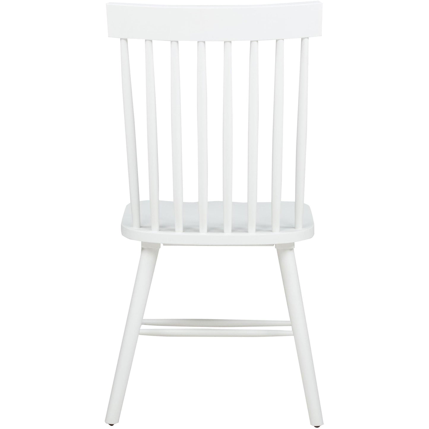  Coaster Furniture Andrews 122502WHT Set of 2 Windsor Spindle Back Dining Side Chair - White IMAGE 8