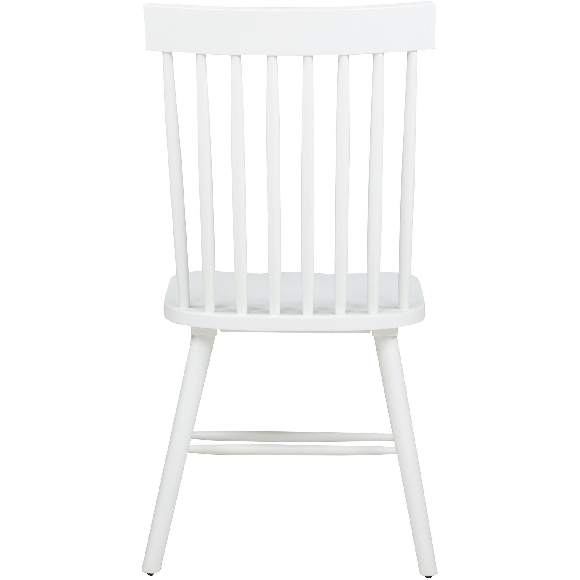  Coaster Furniture Andrews 122502WHT Set of 2 Windsor Spindle Back Dining Side Chair - White IMAGE 8
