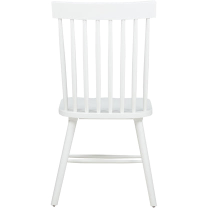  Coaster Furniture Andrews 122502WHT Set of 2 Windsor Spindle Back Dining Side Chair - White IMAGE 8