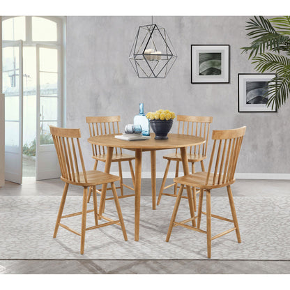  Coaster Furniture Andrews 122508 48-inch Round Counter Height Dining Table - Light Ash IMAGE 3