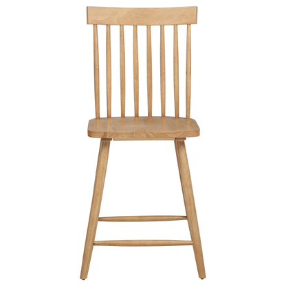  Coaster Furniture Andrews 122509 Set of 2 Windsor Counter Height Dining Side Chair - Light Ash IMAGE 11
