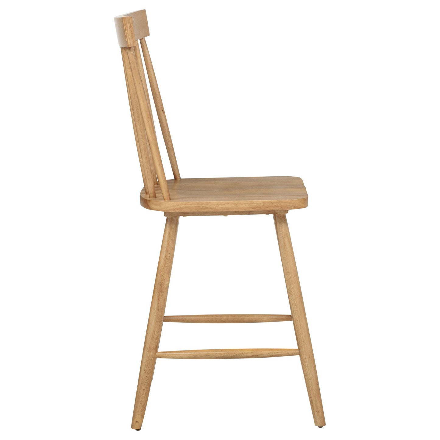 Coaster Furniture Andrews 122509 Set of 2 Windsor Counter Height Dining Side Chair - Light Ash IMAGE 4