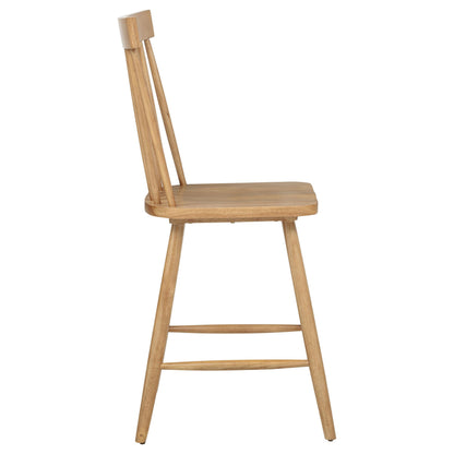  Coaster Furniture Andrews 122509 Set of 2 Windsor Counter Height Dining Side Chair - Light Ash IMAGE 4