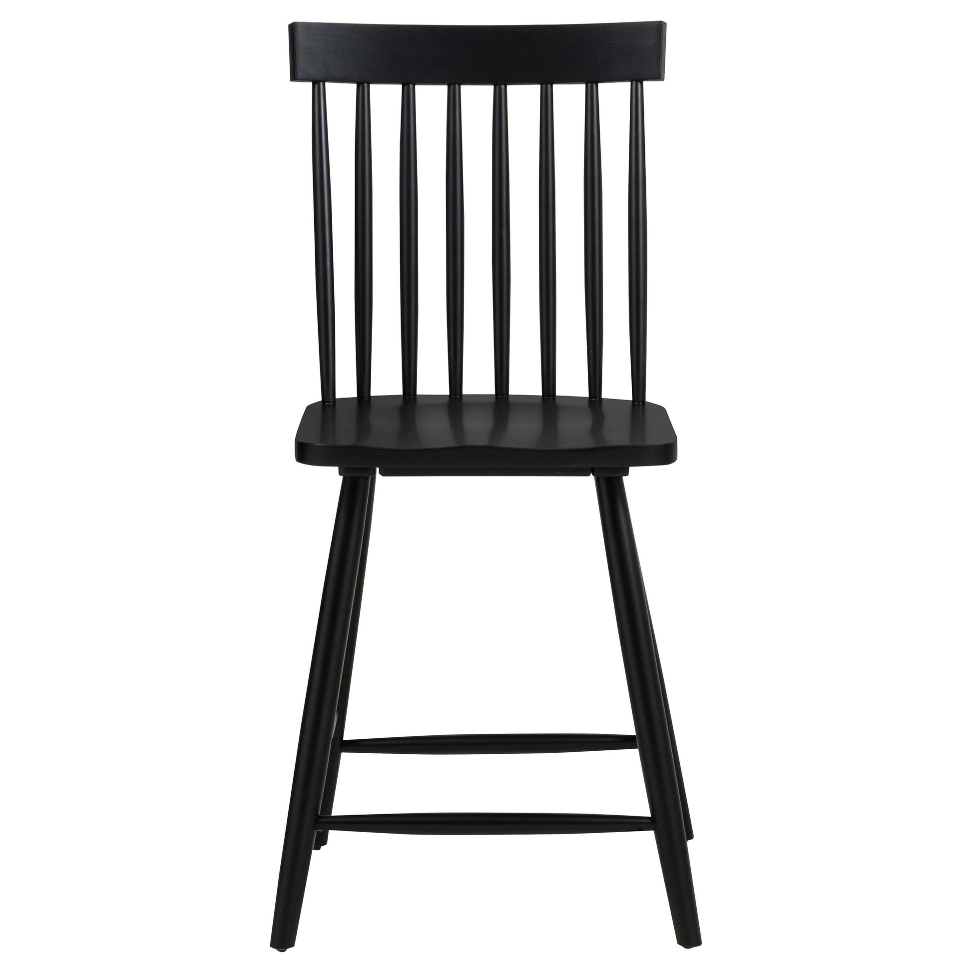  Coaster Furniture Andrews 122509BLK Set of 2 Windsor Counter Height Dining Side Chair - Black IMAGE 10