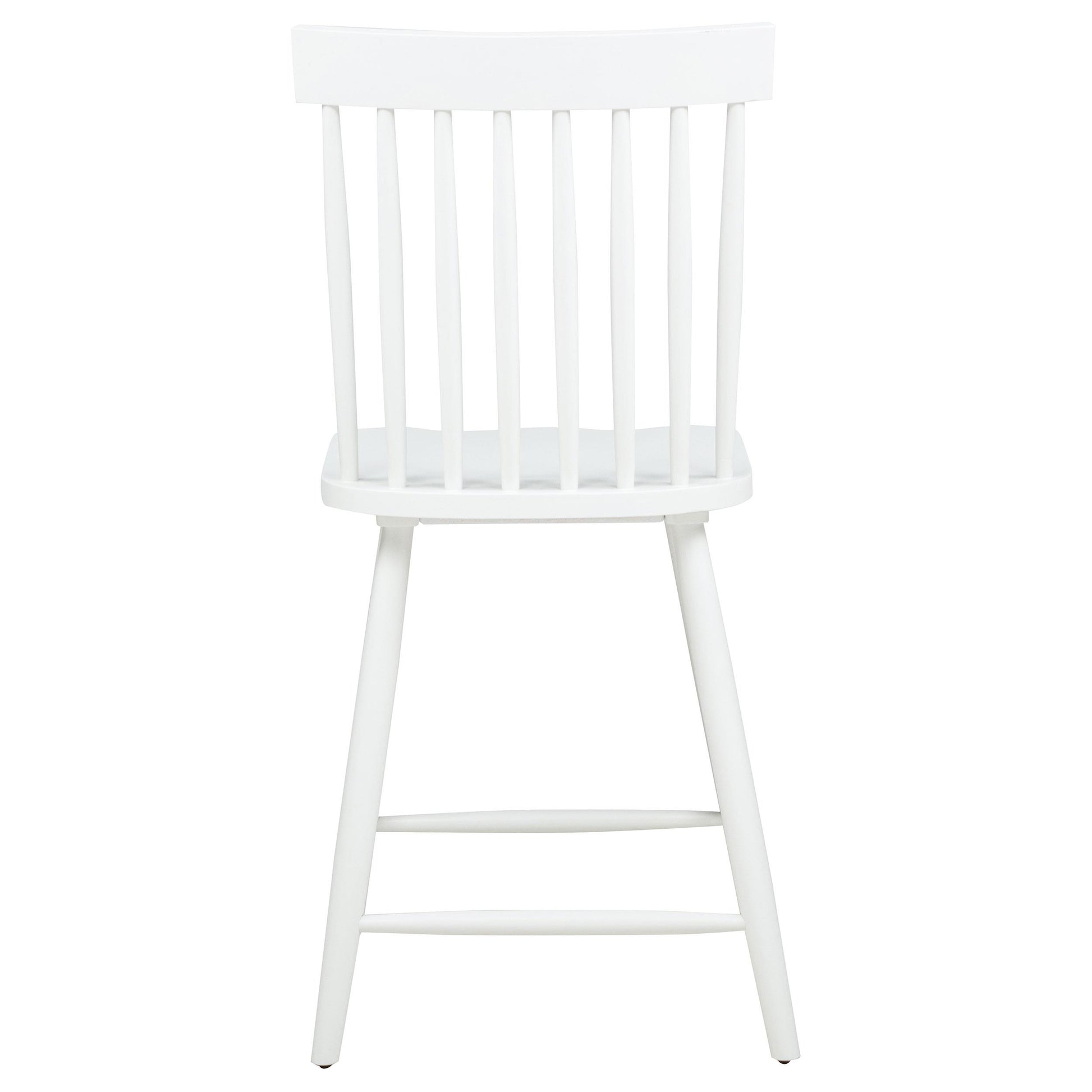  Coaster Furniture Andrews 122509WHT Set of 2 Windsor Counter Height Dining Side Chair - White IMAGE 10