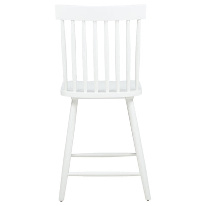  Coaster Furniture Andrews 122509WHT Set of 2 Windsor Counter Height Dining Side Chair - White IMAGE 10