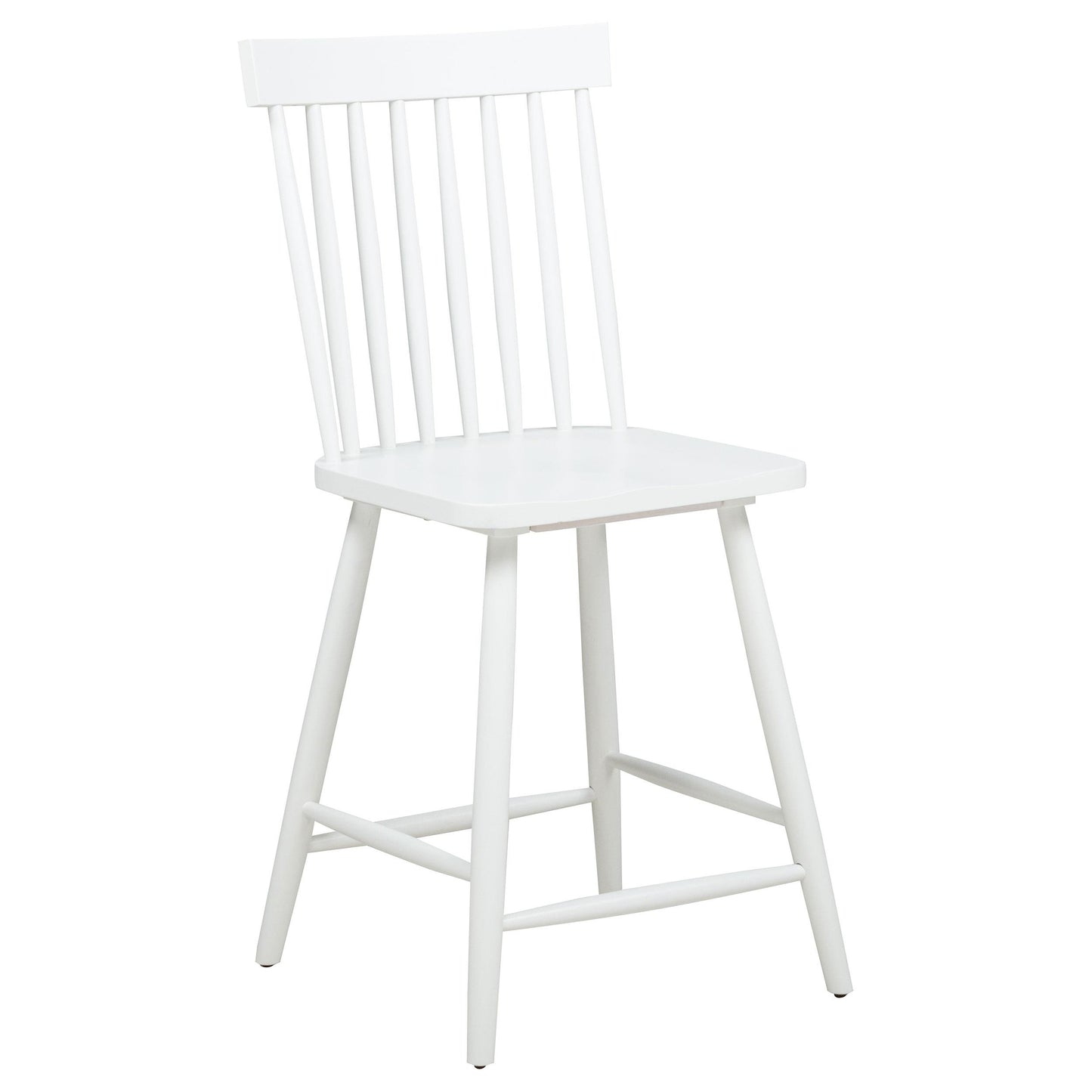  Coaster Furniture Andrews 122509WHT Set of 2 Windsor Counter Height Dining Side Chair - White IMAGE 11