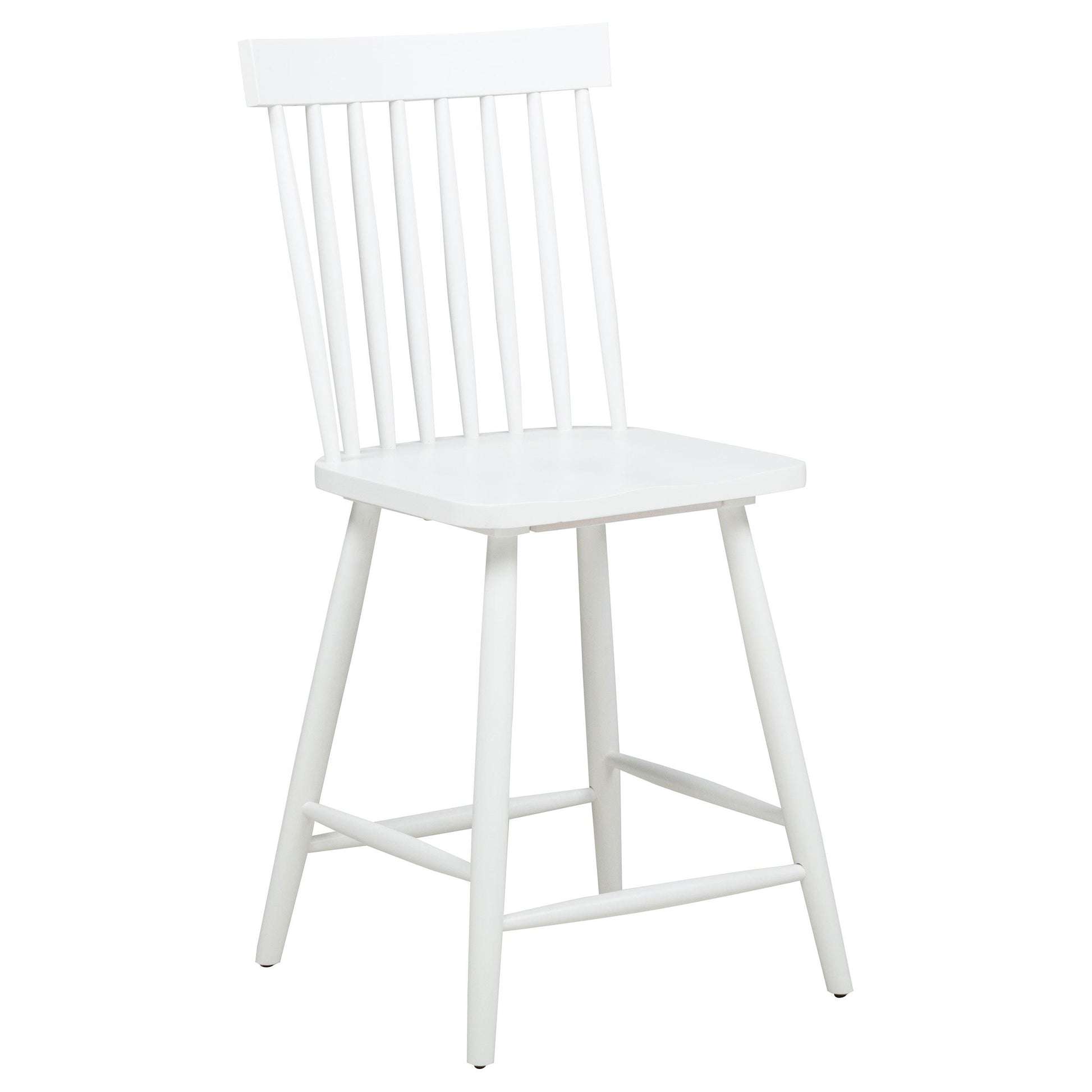  Coaster Furniture Andrews 122509WHT Set of 2 Windsor Counter Height Dining Side Chair - White IMAGE 11