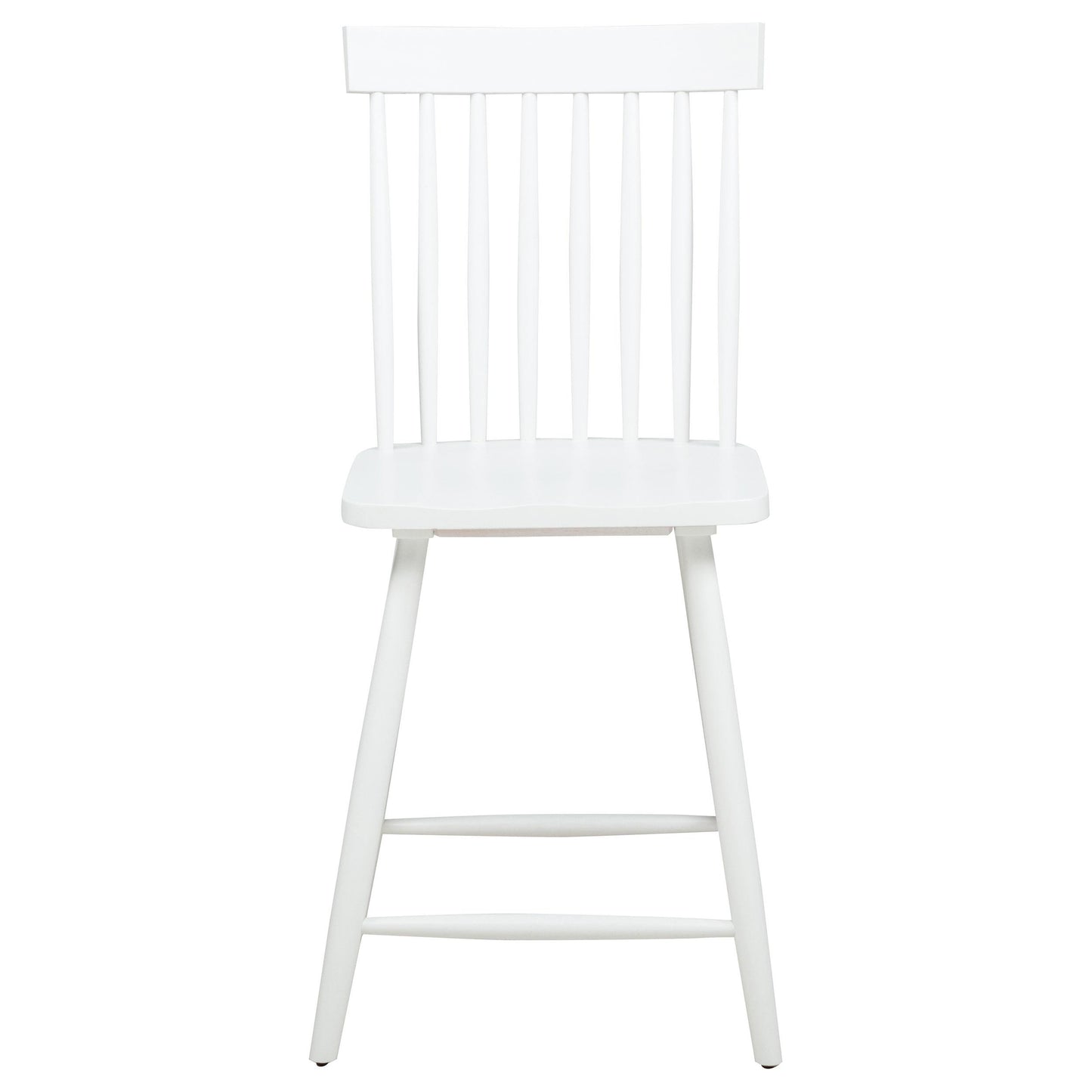  Coaster Furniture Andrews 122509WHT Set of 2 Windsor Counter Height Dining Side Chair - White IMAGE 12