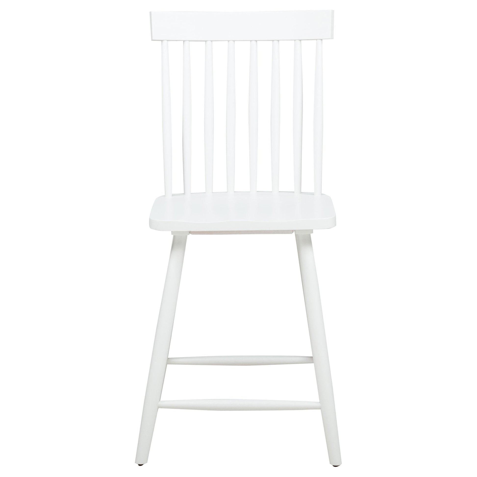  Coaster Furniture Andrews 122509WHT Set of 2 Windsor Counter Height Dining Side Chair - White IMAGE 12