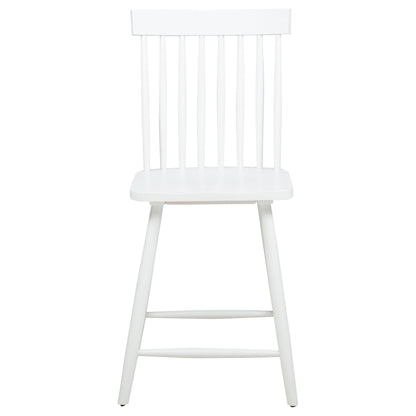  Coaster Furniture Andrews 122509WHT Set of 2 Windsor Counter Height Dining Side Chair - White IMAGE 12