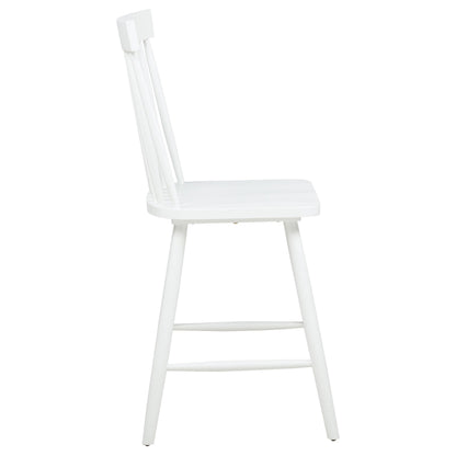  Coaster Furniture Andrews 122509WHT Set of 2 Windsor Counter Height Dining Side Chair - White IMAGE 4