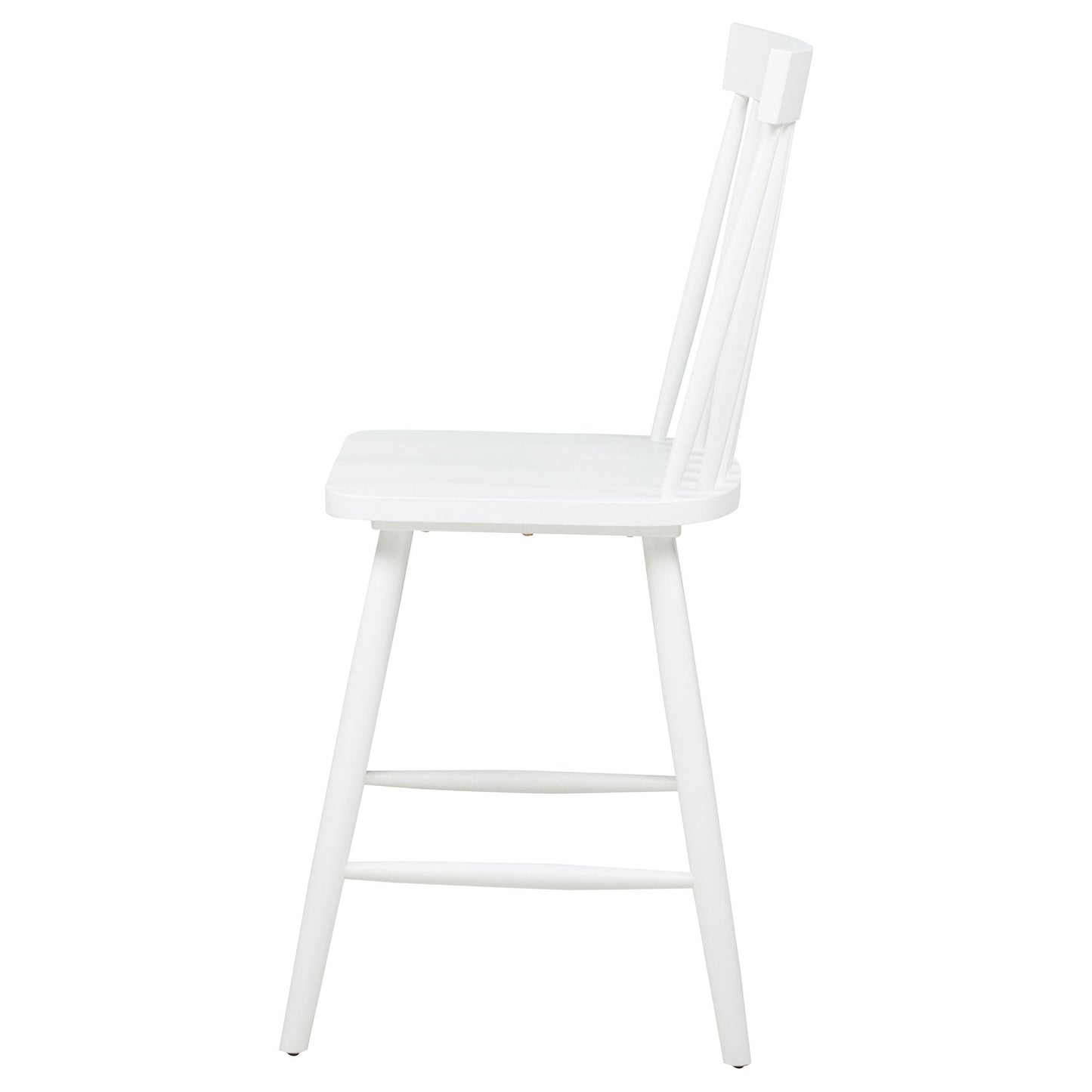  Coaster Furniture Andrews 122509WHT Set of 2 Windsor Counter Height Dining Side Chair - White IMAGE 5