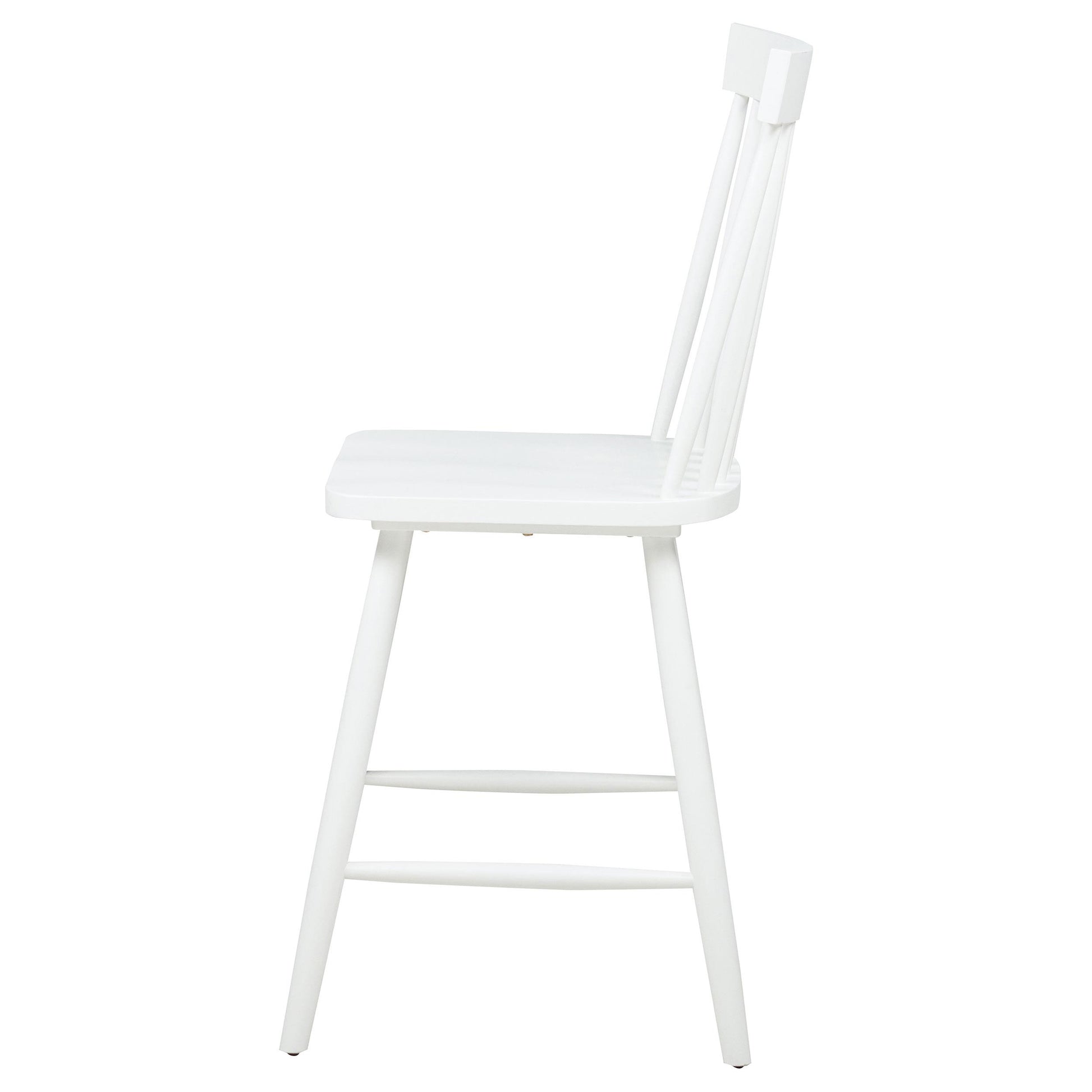  Coaster Furniture Andrews 122509WHT Set of 2 Windsor Counter Height Dining Side Chair - White IMAGE 5