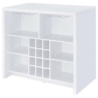 Coaster Furniture Topanga 182786 Engineered Wood Freestanding Home Bar - White IMAGE 4