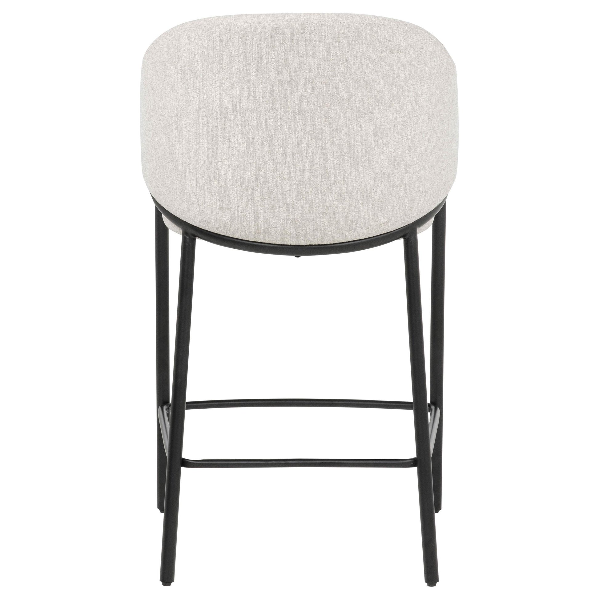  Coaster Furniture Chadwick 183436N Set of 2 Fabric Upholstered Counter Height Chair - Beige IMAGE 6