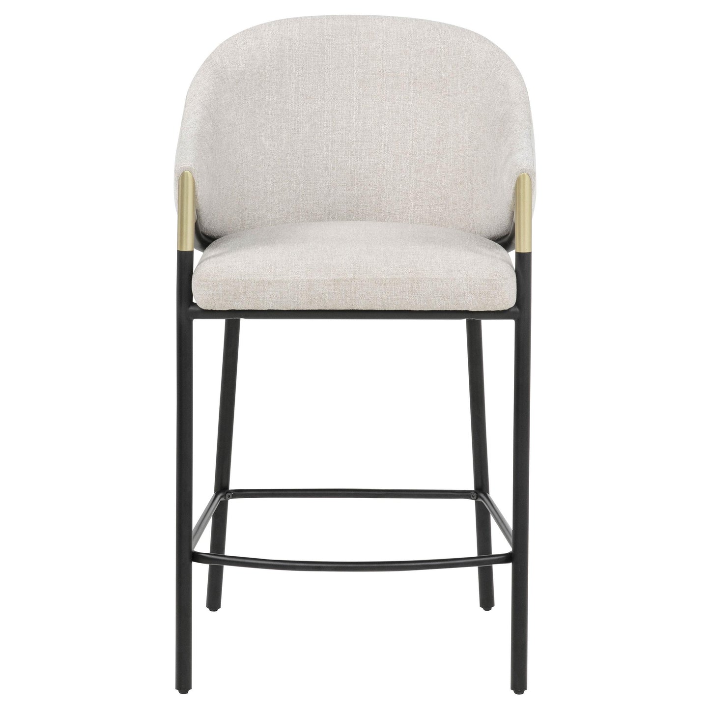  Coaster Furniture Chadwick 183436N Set of 2 Fabric Upholstered Counter Height Chair - Beige IMAGE 7