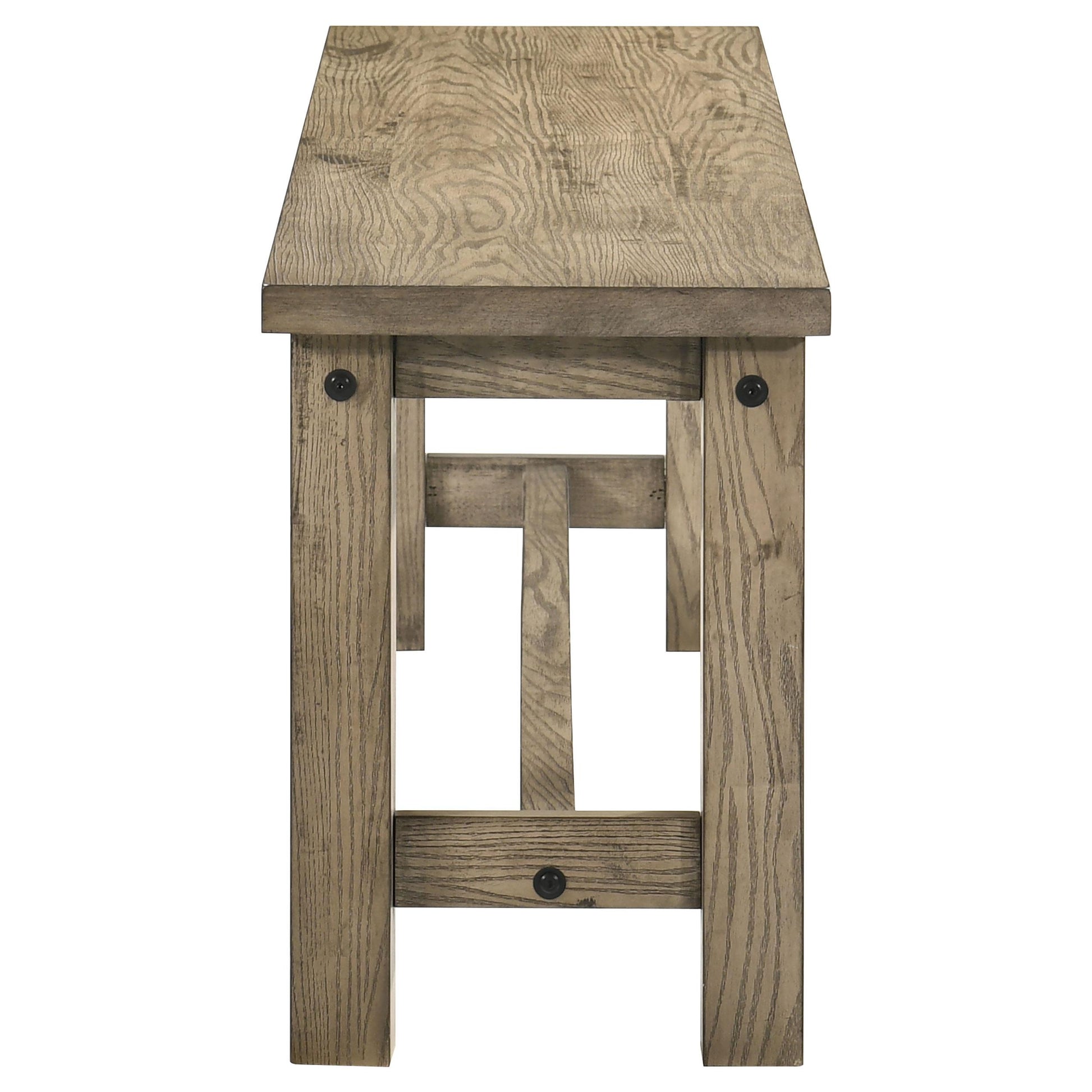  Coaster Furniture Cardova 192923 51-inch Solid Wood Dining Bench - Vineyard Oak IMAGE 4