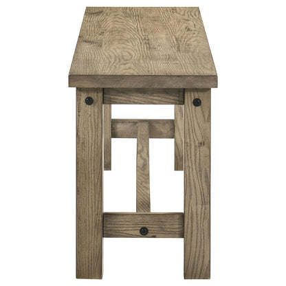  Coaster Furniture Cardova 192923 51-inch Solid Wood Dining Bench - Vineyard Oak IMAGE 4