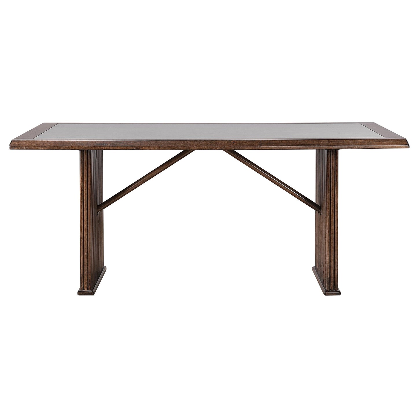  Coaster Furniture Sherwood 193591 72-inch Rectangular Dining Table - Brown IMAGE 2