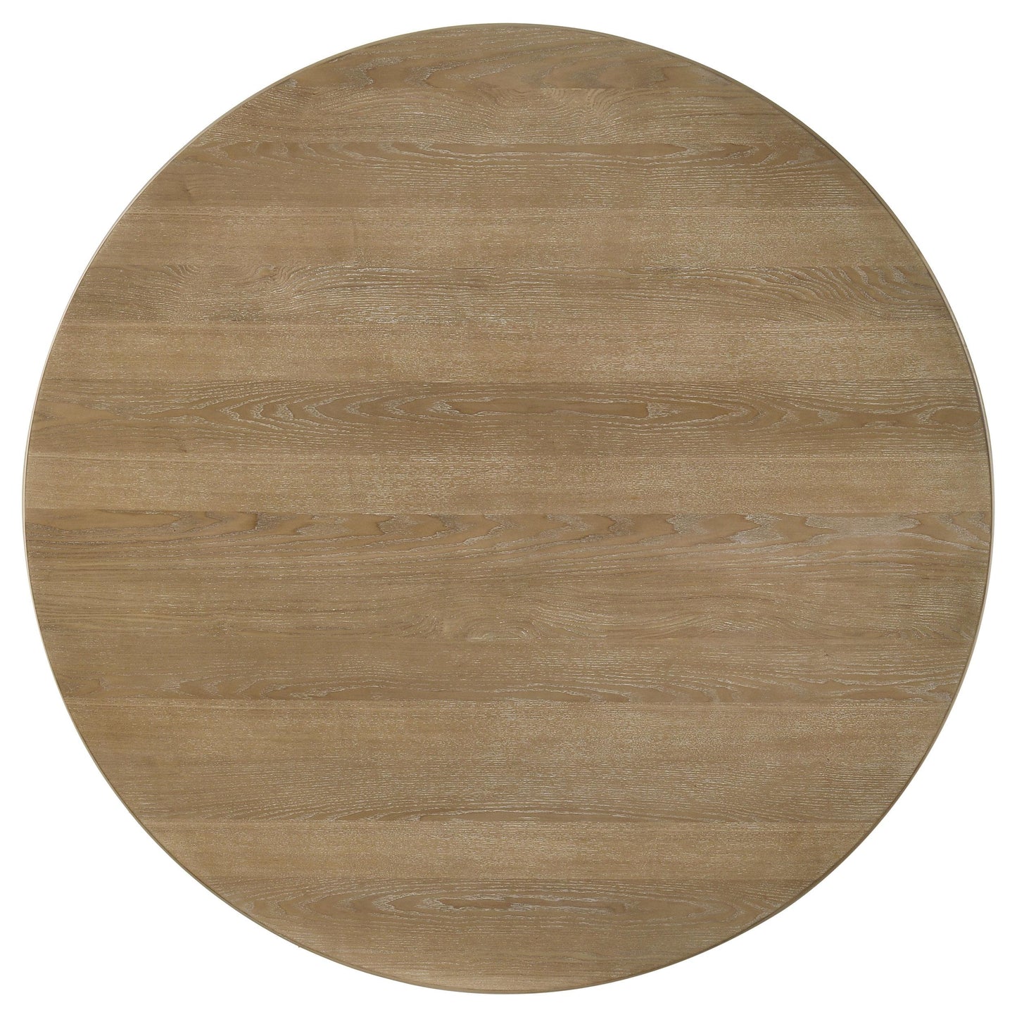  Coaster Furniture Adina 193610 53-inch Round Wood Dining Table  - Distressed Light Brown IMAGE 4