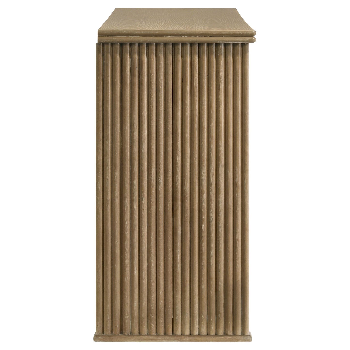  Coaster Furniture Adina 193615 3-door 59-inch Sideboard Server  - Distressed Light Brown IMAGE 5