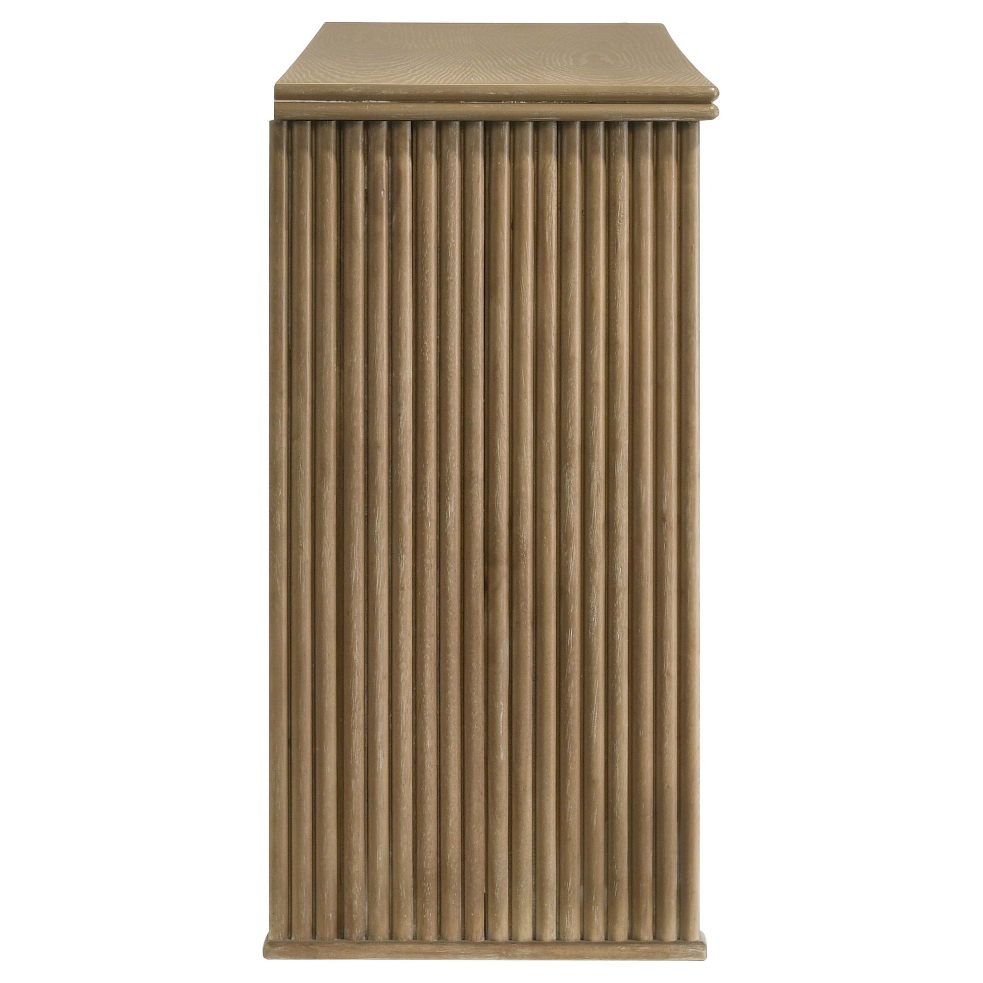  Coaster Furniture Adina 193615 3-door 59-inch Sideboard Server  - Distressed Light Brown IMAGE 5