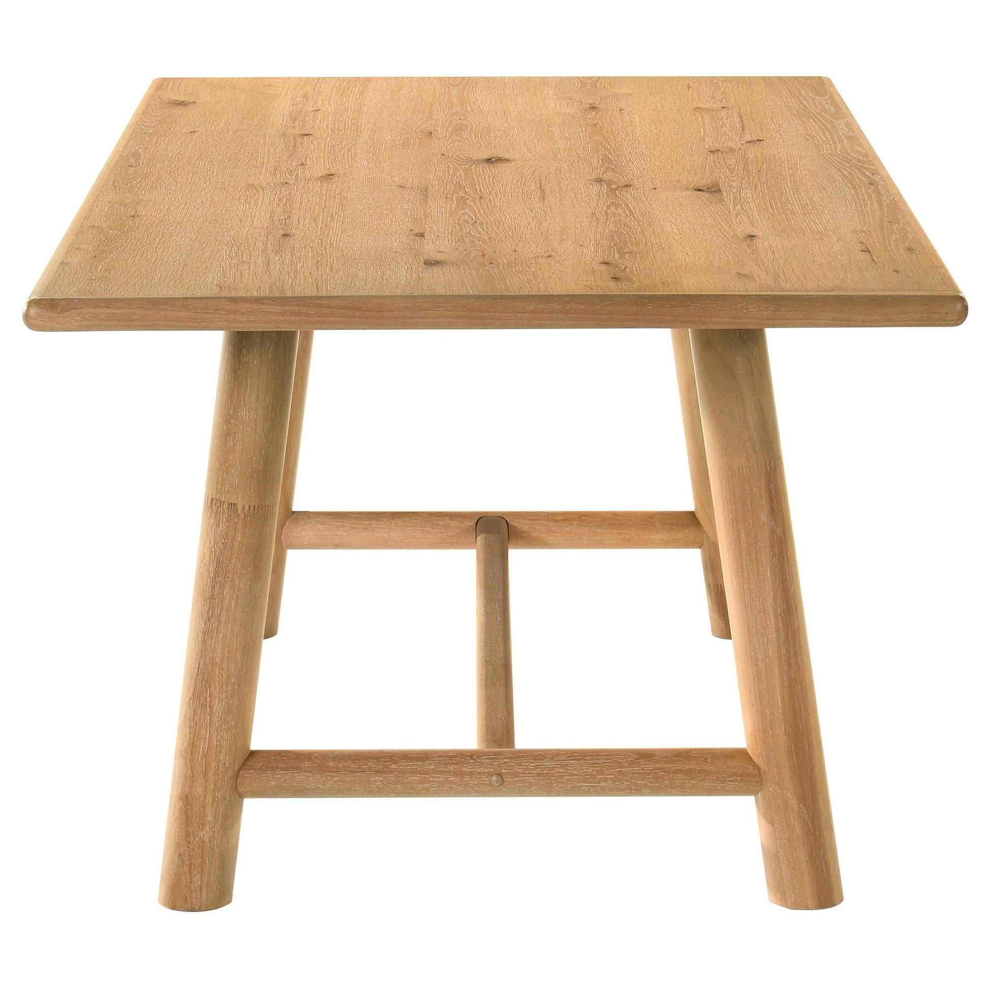  Coaster Furniture Duncan 193651 71-inch Rectangular Wood Dining Room Table - Washed Oak IMAGE 4