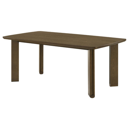  Coaster Furniture Ottowa 193661 71-inch Rectangular Wood Dining Table - Brown IMAGE 2
