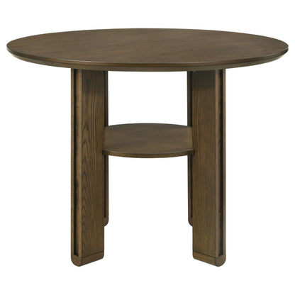  Coaster Furniture Ottowa 193668 47-inch Round Counter Height Dining Table - Brown IMAGE 2