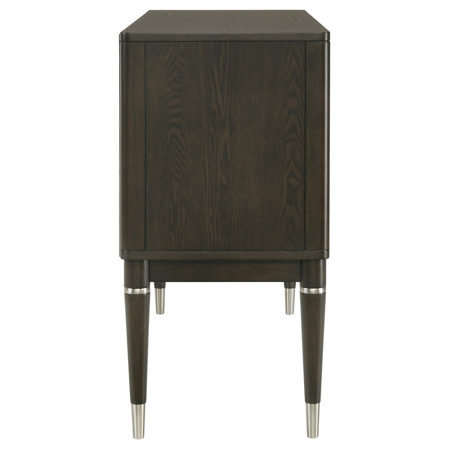  Coaster Furniture Reseda 193675 4-door Dining Sideboard Server with Shelves - Ash Brown IMAGE 5
