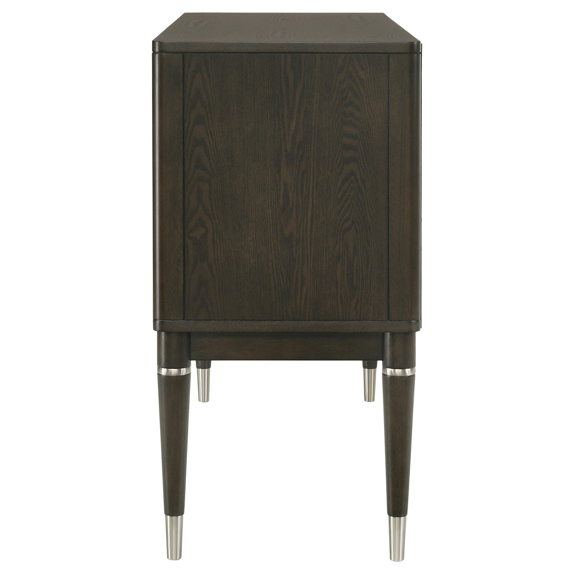  Coaster Furniture Reseda 193675 4-door Dining Sideboard Server with Shelves - Ash Brown IMAGE 6