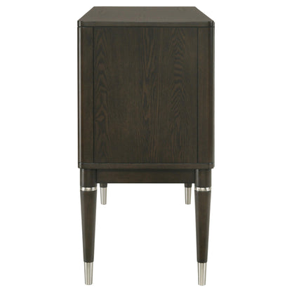  Coaster Furniture Reseda 193675 4-door Dining Sideboard Server with Shelves - Ash Brown IMAGE 6