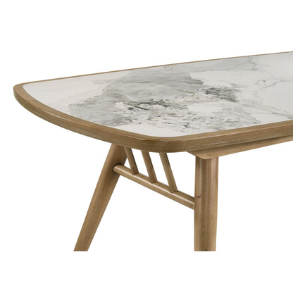 Coaster Furniture Croyden 193731 73-inch Rectangular Dining Table - Weathered Natural IMAGE 1