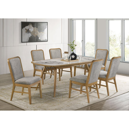  Coaster Furniture Croyden 193731 73-inch Rectangular Dining Table - Weathered Natural IMAGE 11