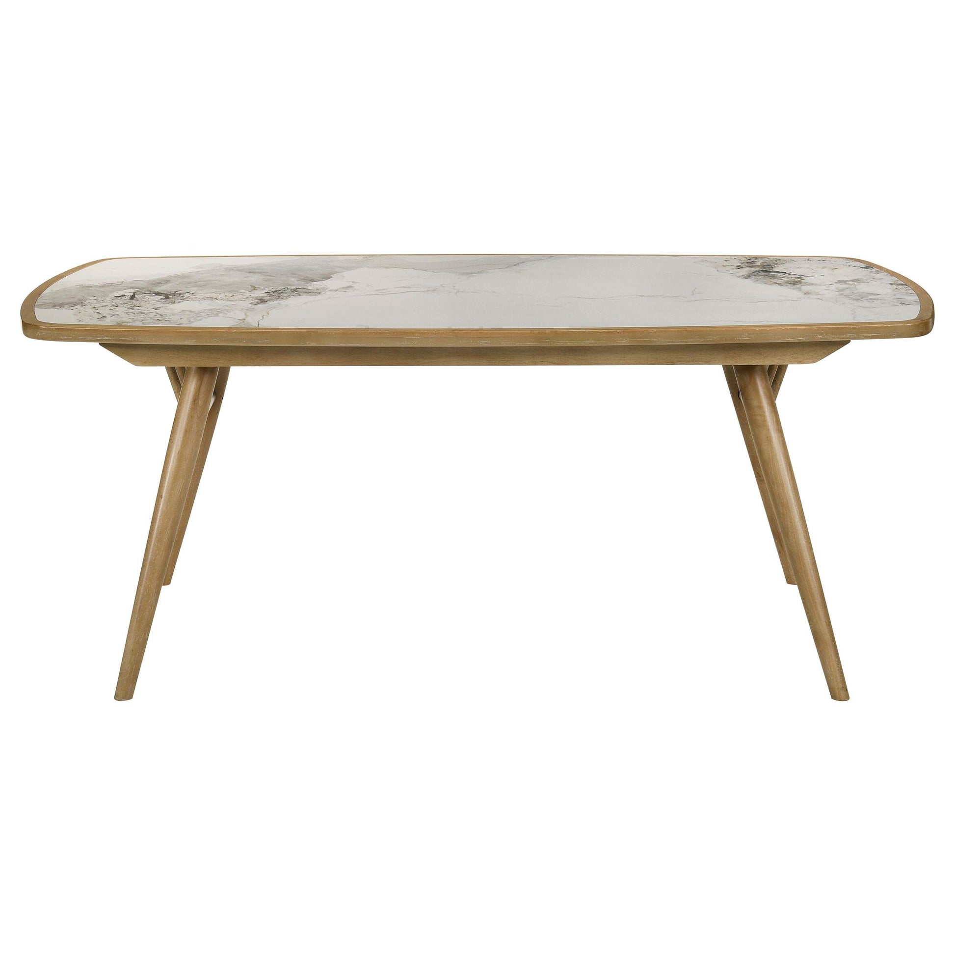  Coaster Furniture Croyden 193731 73-inch Rectangular Dining Table - Weathered Natural IMAGE 7
