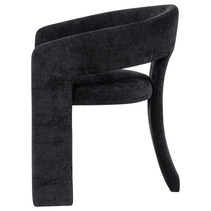  Coaster Furniture Carlow 193813BLK Set of 2 Upholstered Dining Arm Chair - Black IMAGE 6