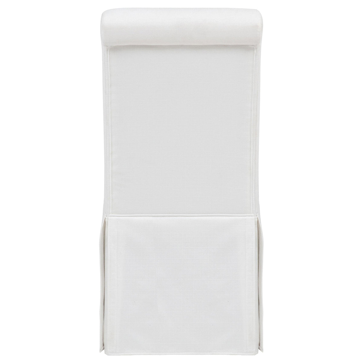  Coaster Furniture Shawna 193912WHT Set of 2 Upholstered Skirted Side Chair - White IMAGE 11