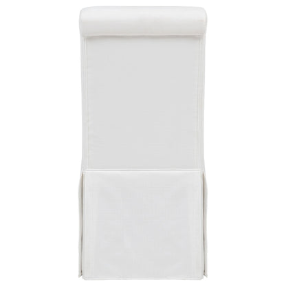  Coaster Furniture Shawna 193912WHT Set of 2 Upholstered Skirted Side Chair - White IMAGE 11