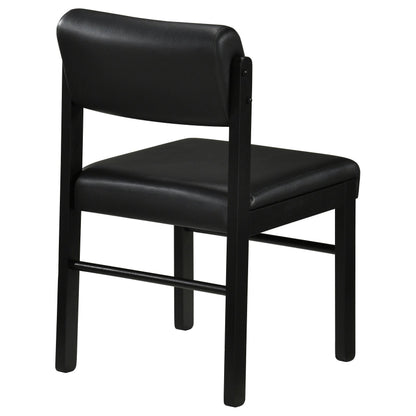  Coaster Furniture Kehoe 193922BLK Set of 2 Upholstered Dining Side Chair - Black IMAGE 7