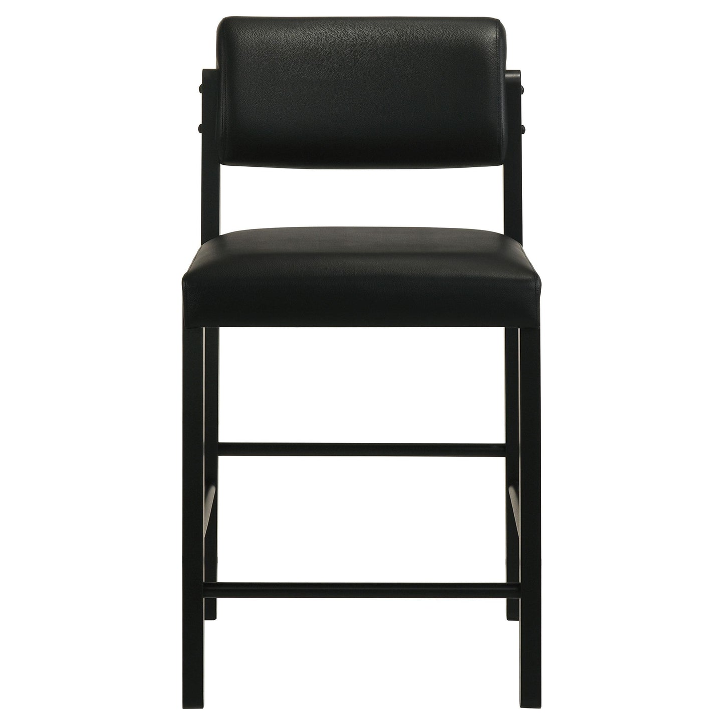  Coaster Furniture Kehoe 193929BLK Set of 2 Upholstered Counter Height Chair - Black IMAGE 10