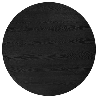  Coaster Furniture Hamlyn 193930BLK 47-inch Round Wood Dining Room Table - Black IMAGE 8