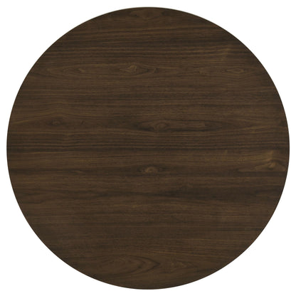  Coaster Furniture Hamlyn 193930WAL 47-inch Round Wood Dining Room Table - Walnut IMAGE 8