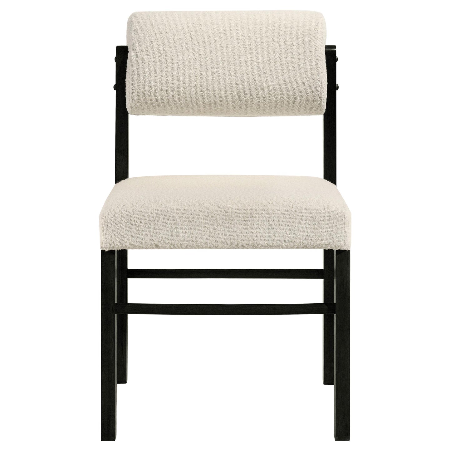  Coaster Furniture Kehoe 193932BLK Set of 2 Upholstered Dining Side Chair - Cream/Black IMAGE 5