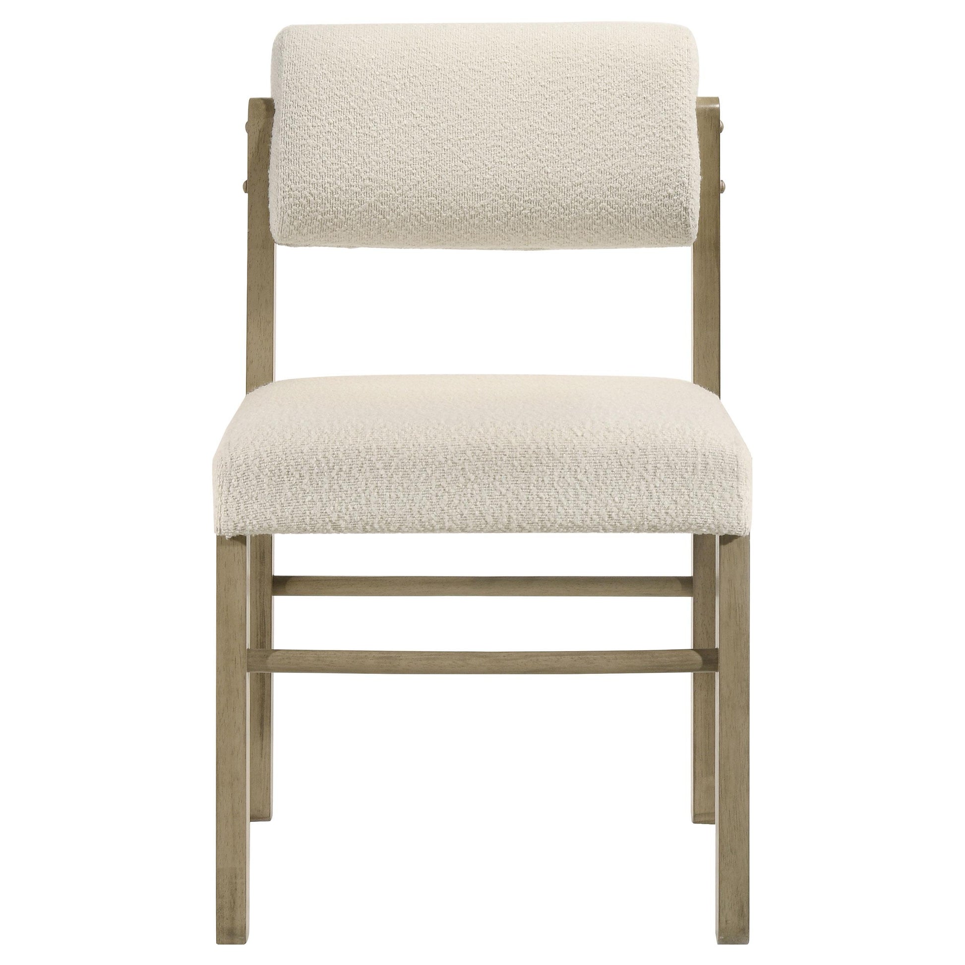  Coaster Furniture Kehoe 193932NAT Set of 2 Upholstered Dining Side Chair - Cream/Natural Oak IMAGE 10
