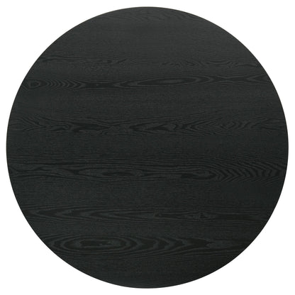  Coaster Furniture Hamlyn 193938BLK 43-inch Round Wood Counter Height Dining Table - Black IMAGE 8