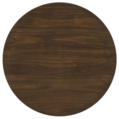  Coaster Furniture Hamlyn 193938WAL 43-inch Round Wood Counter Height Dining Table - Walnut IMAGE 3