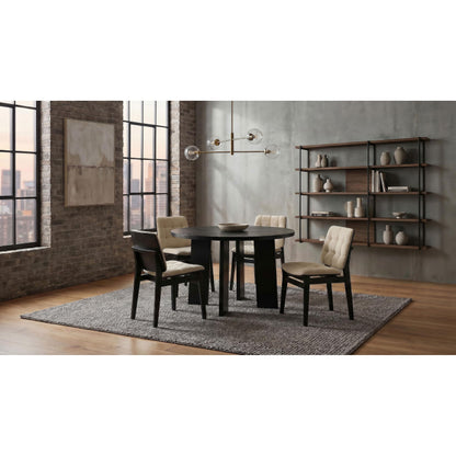  Coaster Furniture Strouse 193940BLK 47-inch Round Wood Dining Room Table - Black IMAGE 14