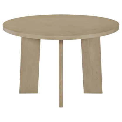  Coaster Furniture Strouse 193940NAT 47-inch Round Wood Dining Room Table - Natural Oak IMAGE 7